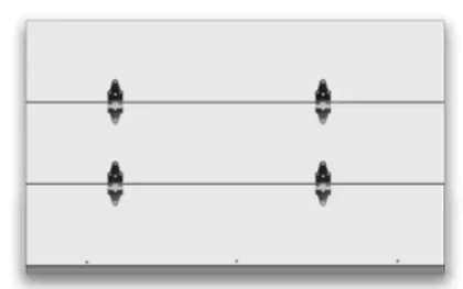 Picture of TODCO DOOR DROP IN 90W X 100H PP WHITE