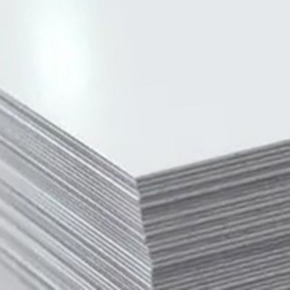 Picture of 0.040" X 49" X 192" (16') ALUMINUM SIDE PANEL (PPW/MILL W/ PVC)(NON-PUNCHED) - 040X49X192PPW/PVC