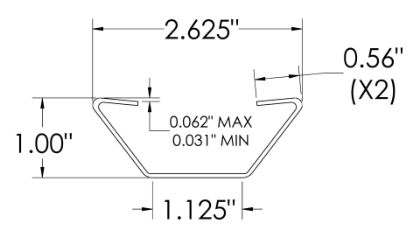 Picture of ROOF BOW AC/TRG/HYUNDAI/WAB/KEN/VANG 1" X 99-1/2"
