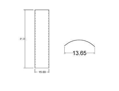 Picture of ROOF RADIUS MIC FITS 102" BODY OEM 5005603