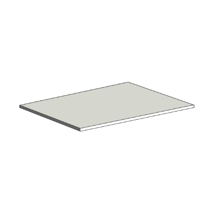 Picture of 0.050" X 49" X 110" ALUMINUM SIDE PANEL (PPW/MILL W/ PVC)(NON-PUNCHED) - 050X49X110 PPW/PVC