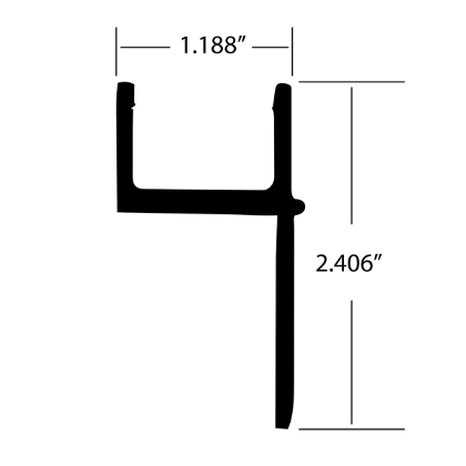 Picture of SUPREME SIGNATURE SERIES (SVF & SVA) ALUM HORIZ CONNECTOR 87.25"