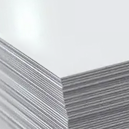 Picture of 0.040" X 49" X 192" (16') ALUMINUM SIDE PANEL (PPW/MILL W/ PVC)(NON-PUNCHED) - 040X49X192PPW/PVC