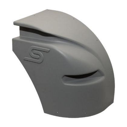 Picture of SUPREME OEM PLASTIC CORNER CAP W/ LOGO (RIGHT FRONT) 2018 - PART #116990