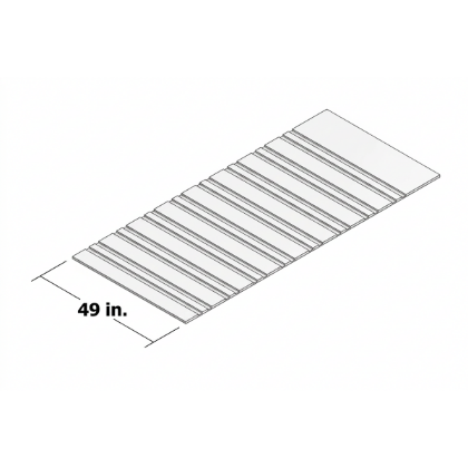 Picture of GREAT DANE CORRUGATED SIDE PANEL, 16 RIB