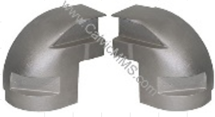 Picture of AM HAIRE (NEW STYLE) CAST ALUMINUM CORNER CAP (RIGHT FRONT) - OEM # 00201