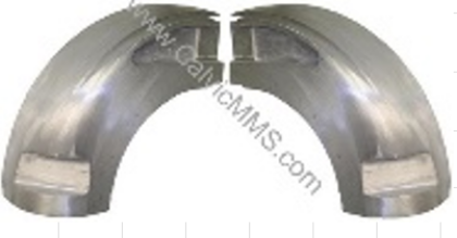 Picture of AMERICAN COMMERCIAL/READING/TRG CAST ALUMINUM POLISHED CORNER CAP (LEFT FRONT) - OEM # EE00540 OR 101 AMERICAN CARGO
