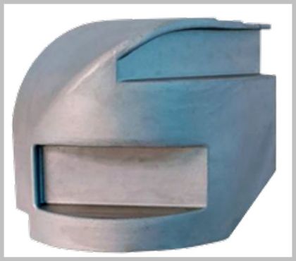 Picture of KIDRON OEM #K945539 NEW L/F REEFER BODY CORNER CAP  USES MARKER LIGHT