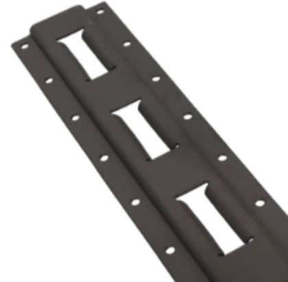 Picture of KINEDYNE - 2019 - 11GA X 10' VERTICAL E-TRACK - POWDER COATED GRAY