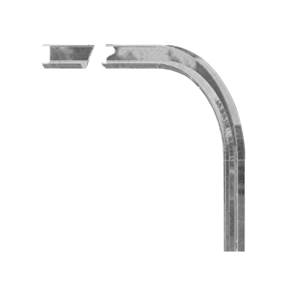 Picture of WHITING TEMPGUARD & COLDSAVER 10" RAD R/H HORIZONTAL DOOR TRACK 2" X 130"