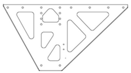 Picture of BRACKET, WABASH, L/G MOUNTING, IN MOUNT, CS, GALV