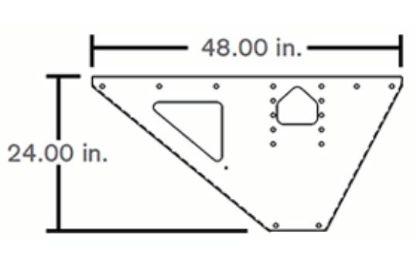 Picture of BRACKET, HYUNDAI, L/G MOUNTING, CS, GALV