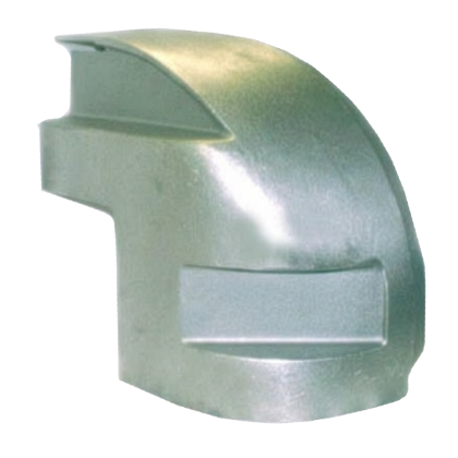 Picture of AM HAIRE (NEW STYLE) CAST ALUMINUM CORNER CAP (RIGHT FRONT) - OEM # 00201