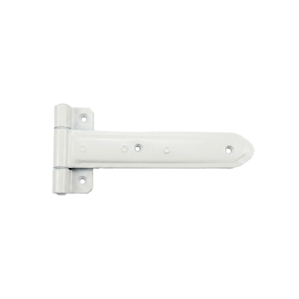 Picture of SUPREME NEW STYLE 10 IN HINGE 2 HOLE POWDER COATED WHITE / REVERSE BUTT