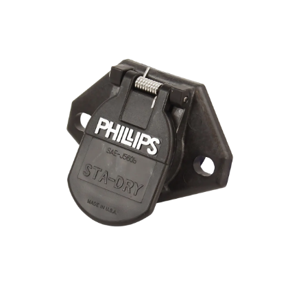 Picture of SOCKET, 7-WAY STA DRY NYLON 2 HOLE SPLIT PIN BULLET T