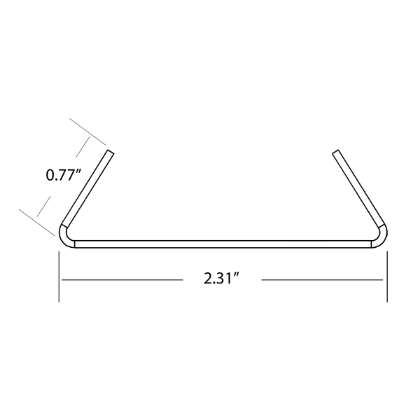 Picture of 18GAGALV - 93-7/8" STARTER ROOF BOW INSERT (SUPREME "S" SERIES) (OLD FP # 2092/102)