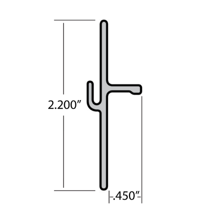 Picture of OEM#001481 VERTICAL CONNECTOR MORGAN (GVFD) X 108"