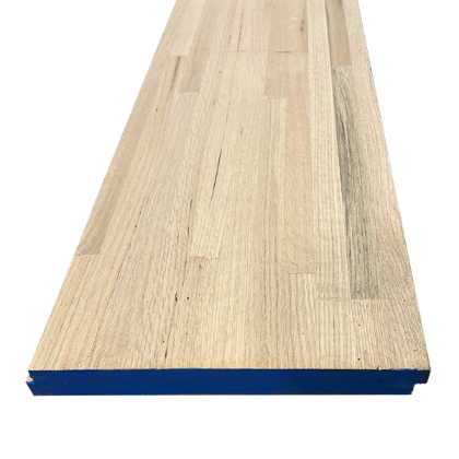 Picture of 1.125" X 12" X 144" (12') OAK LAMINATED BOARD UNDERCOATED