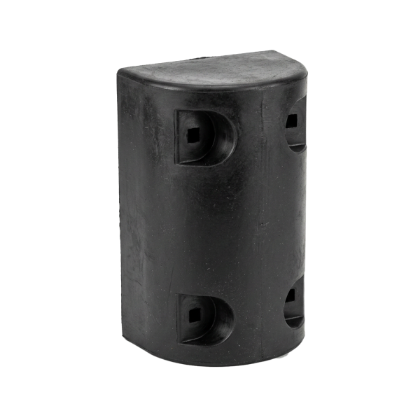 Picture of DOCK BUMPER 4 HOLE 1/2 ROUND SOLID