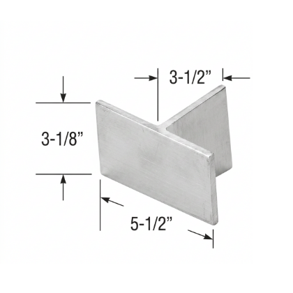 Picture of END CLIP, ALUM, CROSSMEMBER, 4"