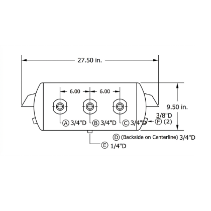 Picture of AIR TANK (9500 SERIES) ABCD @ 3/4"