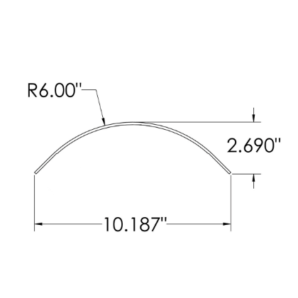 Picture of SUPREME - 0027928045 - 102" ALUMINUM FRONT CORNER POST