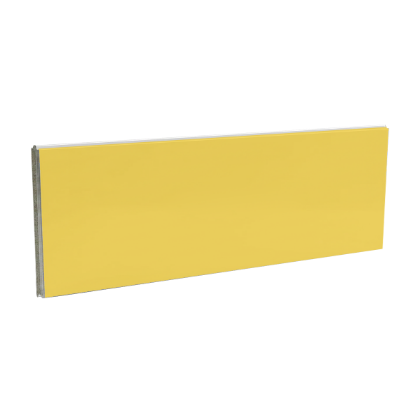 Picture of WHITING INTERMEDIATE PANEL ALUM LAMINATE 11.625X96   WHITE/YELLOW
