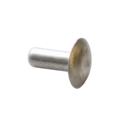 Picture of 1100F(SOFT) SOLID ALUMINUM RIVET  3/16 X 5/8 BRAZIER HEAD