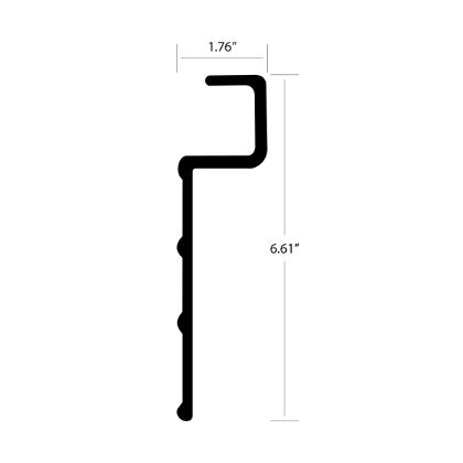 Picture of VANGUARD FRONT NOSE RAIL REPLACES FWP00100 FWP00104
